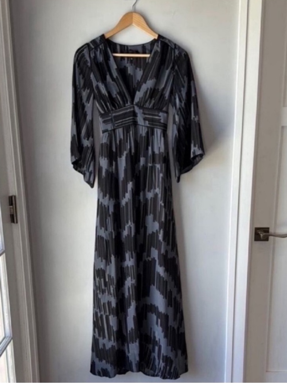 Corey Lynn Calter Silk Anthropologie Kimono Maxi Dress